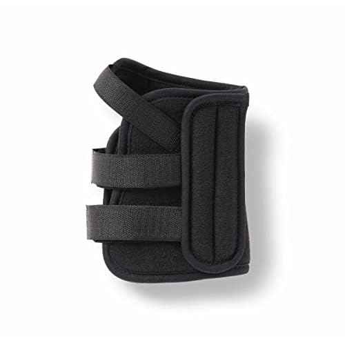 CURAD Low-Profile Universal Wrist Splint, Movable Top Stay, Hook- and-Loop Attachment, Plush Foam, Universal Size, Right Hand, 6", Pack of 4