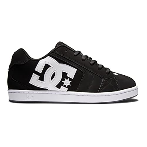 DC Men's NET Shoe, Black/Black/White, 9 D US