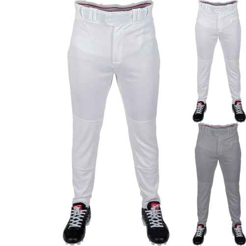Rawlings Mens Rawlings | Pro 150 Series Baseball Pants | Pro Taper Fit | Adult Sizes | Solid | Multiple Colors