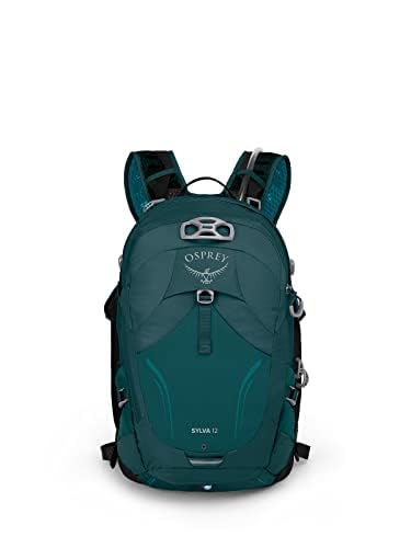 Osprey Sylva 12L Women's Biking Backpack with Hydraulics Reservoir, Baikal Green