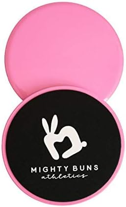Mighty Buns - Core Sliders, Exercise Sliders for Improved Stability, Dual-Sided Workout Sliders Disc, Compact Sliders for Working Out With Mesh Bag, Mint, Set of 2
