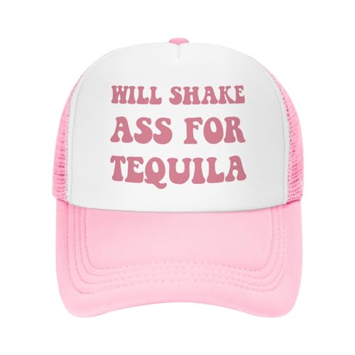 You Find It Offensive? I Find It Funny Trucker Hats for Women Pink Men Funny Slogan Pink Hats for Men