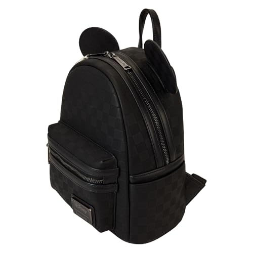 Loungefly Mickey Mouse Checkered Texture Mini Backpack