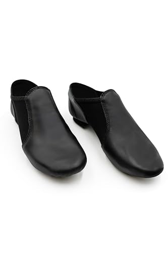 Unisex-Child E-Series EJ2C Jazz Slip-On Shoes - Black, 13 Little Kid