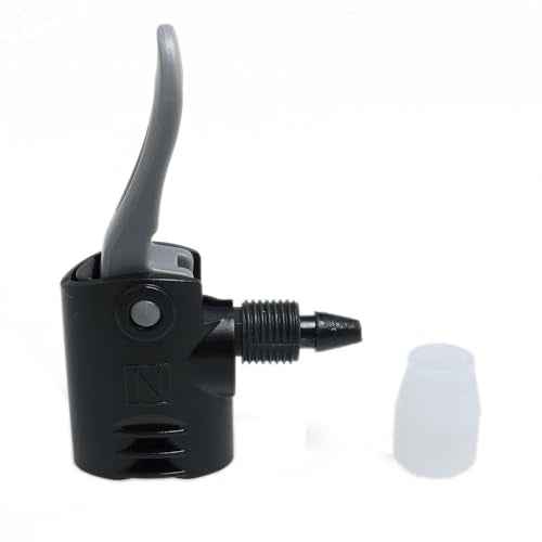 Black Dual Head Bike Pump Adapter Valve Quick Pump Fitting Replacement Nozzle Tire Valve Connector Valve Adapter 2PCS