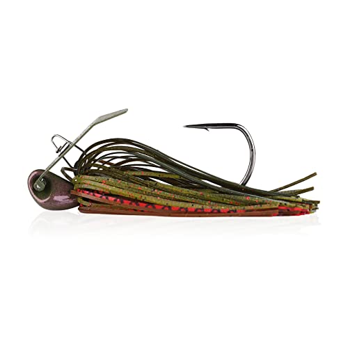 Berkley SlobberKnocker Fishing Jig - Hot Craw / 3/8 oz, 4/0 Hook