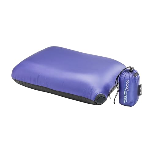 Hyperlight AirCore Support Travel Pillow - Dark Blue, Adjustable Inflatable
