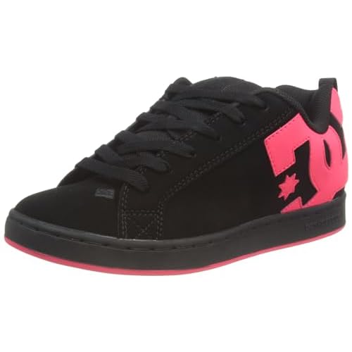 DC Shoes womens Court Graffik Casual Low Top Skate Shoe