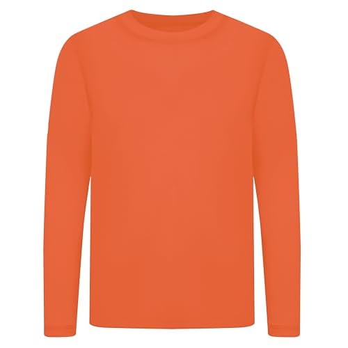 UPF 50+ Sun Shirts 5T to Youth Rash Guard for Boys and Kid Girls Long Sleeve UV Protection Sun Shirts