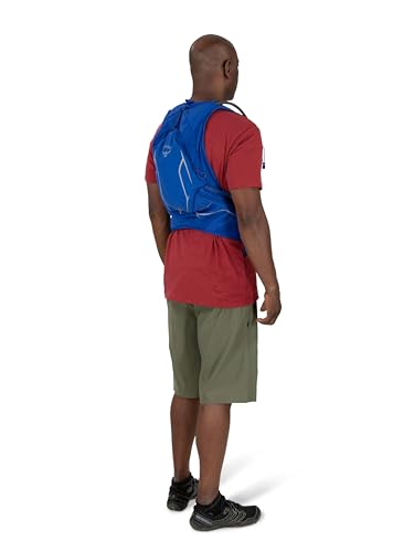 Osprey Duro 15L Men's Running Hydration Vest with Hydraulics Reservoir, Phantom Grey/Toffee Orange, Large/X-Large