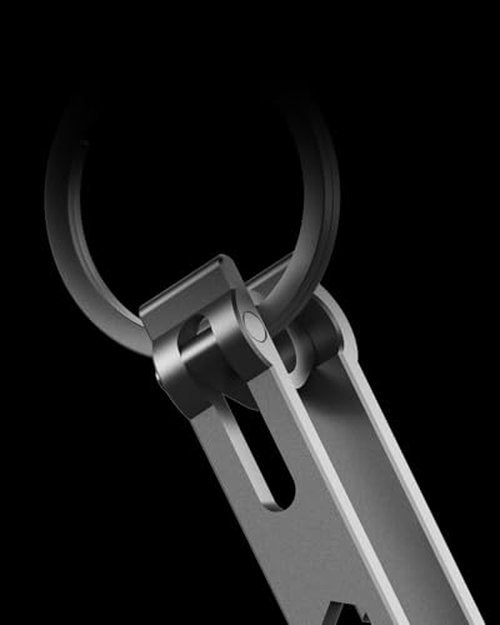 Tikey Titanium Belt Key Holder,Quick-Release Keychain Clip, Bottle Opener/Wrench Keychain,EDC Climbing Buckle