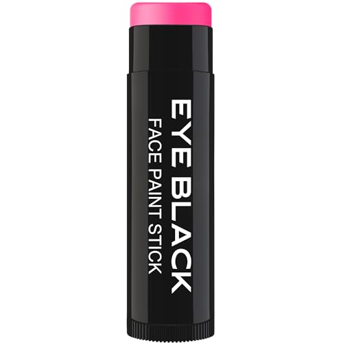 Bright Pink Eye Black Stick for Athletes - Anti-Glare, Waterproof, Long-Lasting Sports Makeup