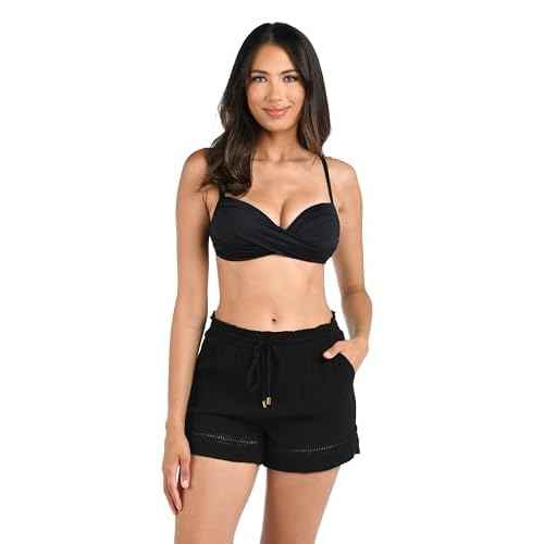 La Blanca Womens Beach Short Swimsuit Cover Up