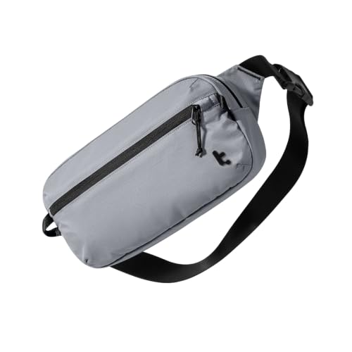 tomtoc 3.5L Sling Bag for Men Women with RFID Blocking Crossbody Chest Pack - Light Gray