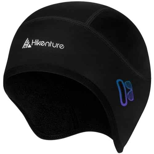 Hikenture Skull Cap Helmet Liner with Glasses Holes, Winter Thermal Cycling Cap for Men & Women, Cycling Hat Beanie