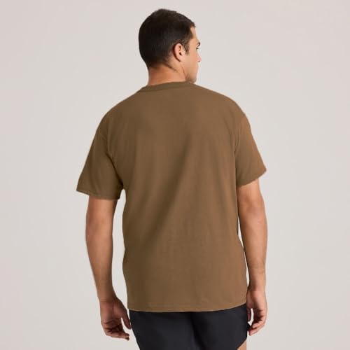 Soffe Men's Military Short Sleeve T-Shirt - Small / Sand - 3 Pack