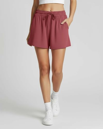 Women's Lounge Shorts Set - Athletic Running Workout Gym Hiking Pockets - XL