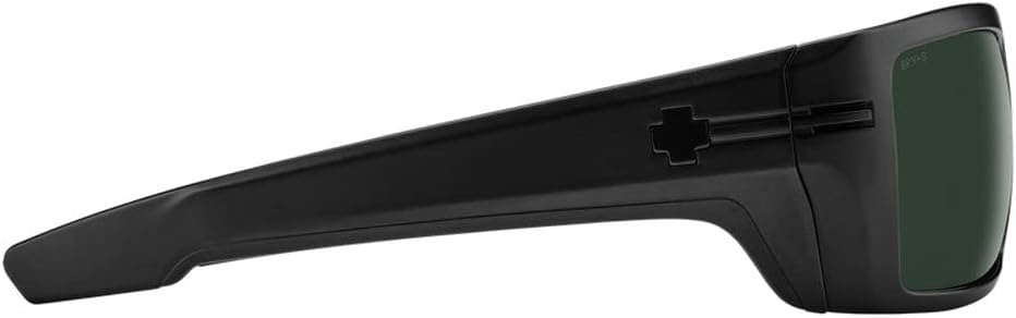 ANSI Certified Spy Rebar Sunglasses - Matte Black Frame, Happy Gray Green Lens