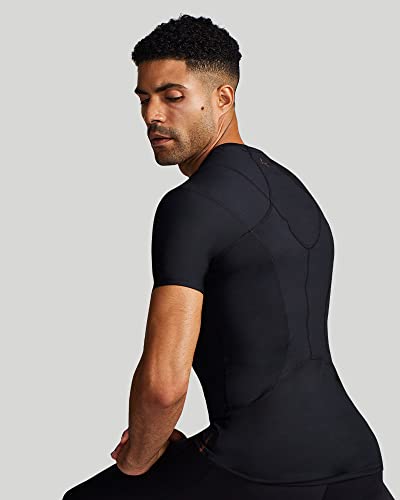 Tommie Copper Shoulder Support Shirt for Men Medium Black