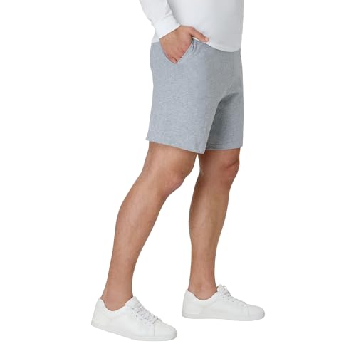 Hanes Men's Athletic Shorts with Pockets - Light Steel, Large, 7.5" Inseam