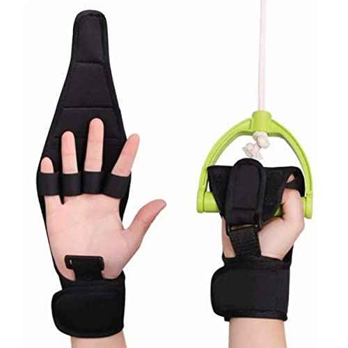 Finger Splint Brace ability Fingers Support Training BraceFinger Anti-Spasticity Rehabilitation Auxiliary Training Gloves For Stroke Hemiplegia Patient Athlete Finger Universal Thumb Wrist Splint