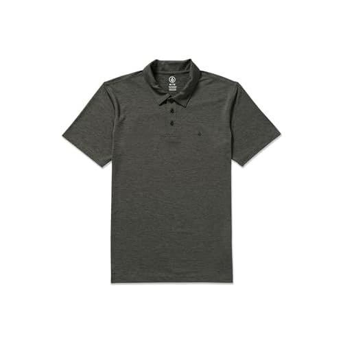 Volcom Men's Hazard Performance Short Sleeve Lightweight Golf Polo