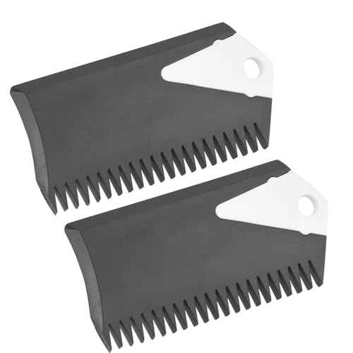2Pcs Surf Wax Comb, PVC Surf Wax Remover with Fin Key, Surfboard Wax Remover Maintenance Tool, Wax Comb for Surfboard, Skimboard, Longboard Surfing Maintenance, 3 x 1.6in