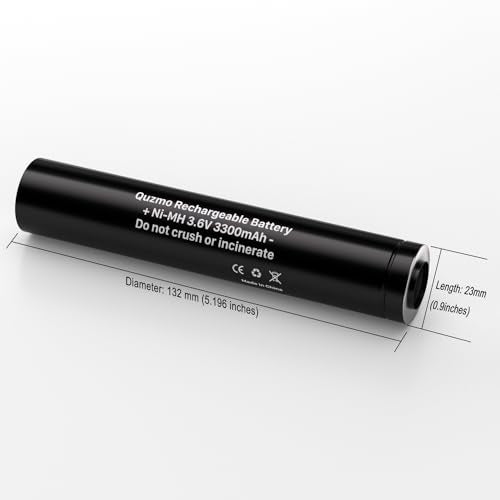 Rechargeable 3.6V 3300mAh Ni-MH Battery for Streamlight, Pelican M9 Flashlights - Variation 1