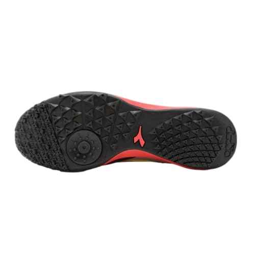 Diadora Brasil Elite Turf Soccer Shoe - Water-Resistant Suprellsoft, Non-Slip PU Heel Lining, Flex Points on Insole, Fine Craftsmanship
