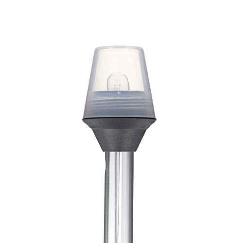 Attwood 7100C7 Stowaway Light with Plug-in Base ? 36-Inch-Long Pole, 2-Mile 360-Degree Illumination for Boats Up to 65.6 Feet