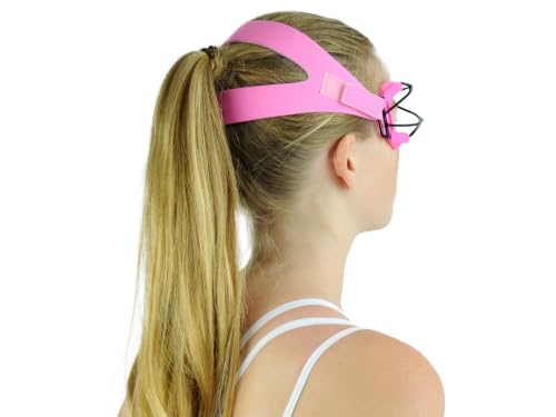 Girls Lacrosse Goggle Strap - Universal Fit, Black, Adjustable Neoprene