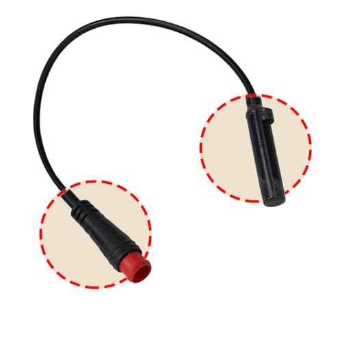 2Pcs Waterproof EBike Brake Sensor Sensitive 2 Pin Magnetic Cable for Electric Bikes Reliable Bike Brake Lever Sensor Cable for Enhanced Safety