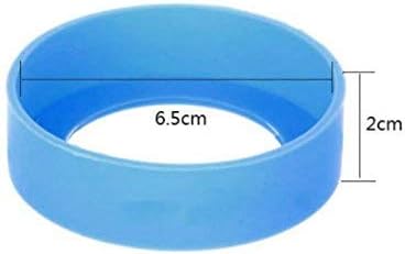 AKOAK Water Bottles Bottom Silicone Sleeve Protective Cover Cap,2.56 Inches,Fit for Cups with Bottom Base Diameter From 2.56 Inches to 2.75 Inches (Pink)