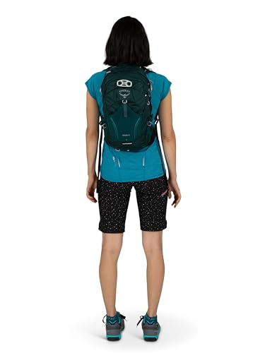 Osprey Sylva 12L Women's Biking Backpack with Hydraulics Reservoir, Baikal Green
