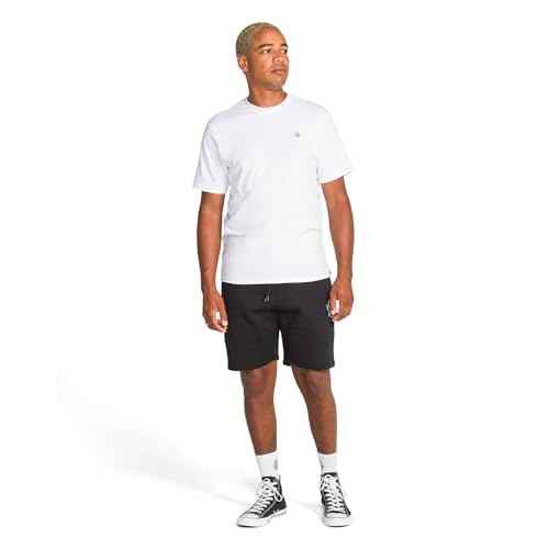 Volcom Mens Elastic Waist SweatShorts with Drawstring ? Fleece Lounge Shorts, Soft Cotton Blend