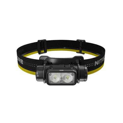 Nitecore NU50 High Capacity USB-C Rechargeable Headlamp- 1400 Lumens w/Eco-Sensa USB-C Charging Cable