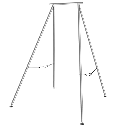VEVOR Aerial Yoga Frame, 9.67 ft Height Swing Stand, Max 551.15 lbs Load Chrome-Plated Steel Pipe Inversion Yoga Rig for Indoor Outdoor Use