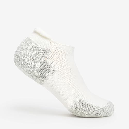 Thorlos J Max Cushion Running Socks - White 3 Pairs Medium