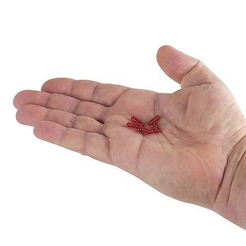 Fishing Soft Plastic Bait - Red Wiggler PowerBait Wigglers for Panfish