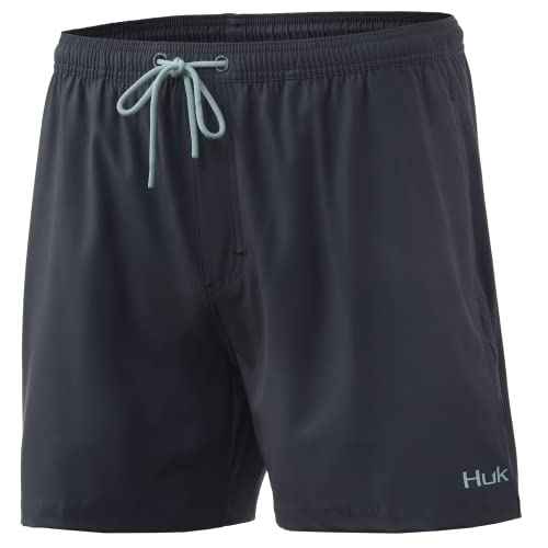 HUK Womens Volley 5.5" Short | Elastic Waist Quick-Dry Swim Shorts