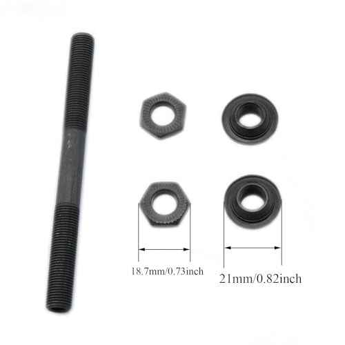 Bike Axle Black Hollow Hub Shaft Front and Rear Axle Kit Mountain Bike Quickly Releases Bike Hub 108mm£¬145mm-2PCS