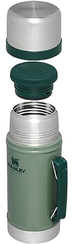 Insulated Food Jar 1 Quart - Vacuum Sealed, Leak-Resistant, Hammer Tone Green