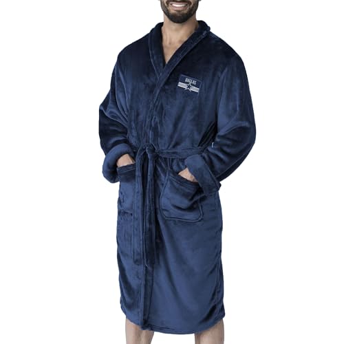 WNBA Unisex Silk Touch Bathrobe - Dallas Cowboys Large X-Large Rollout Navy