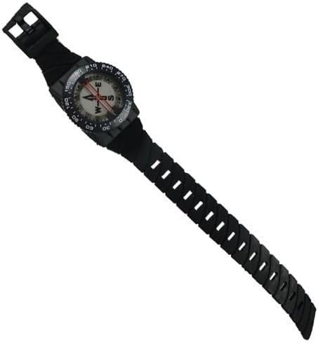 Scuba Choice Diving Deluxe Wrist Compass – 2.3” Display, Accurate Underwater Navigation, 15” Strap, Depth Rated 80m, 25° Tilt, Durable -5°C to 55°C, Made in Taiwan