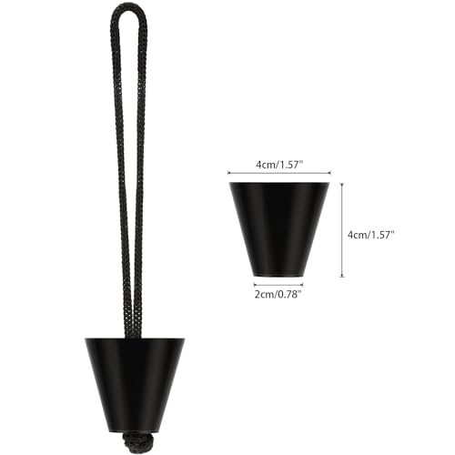 8 Pieces Universal Kayak Scupper Plugs Kit, Silicone Scupper Plugs for Kayak, Kayak Accessories with Lanyard, Scupper Plug Drain Hole Stoppers