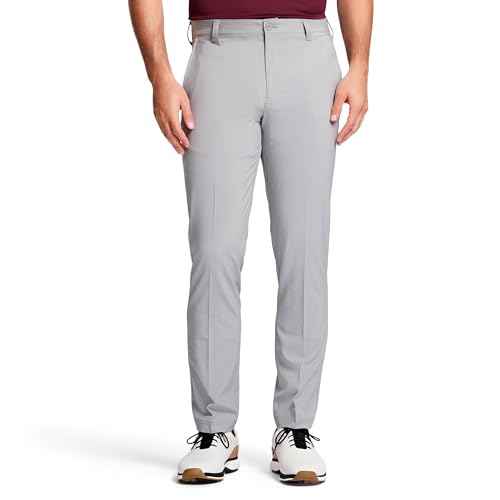 IZOD Mens Golf Swingflex Straight-fit Flat-Front Pants