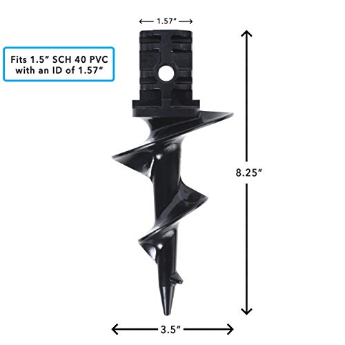 Dock Auger Sand Auger for PVC Tubing Sandbar Anchor - Variation 1