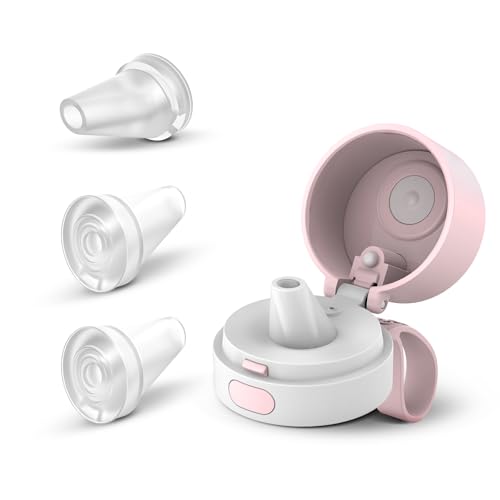 White BPA-Free Silicone Water Bottle Mouthpiece Replacement 3 Pack for Philips Gozero