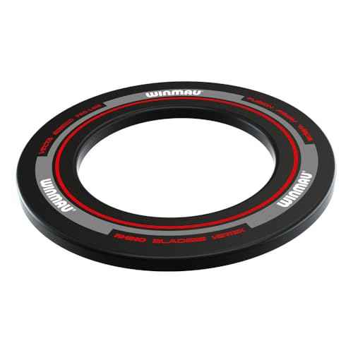 Winmau Dart Board Surround Ring - Advance Black, Red, White and Green Dartboard Surrounds - Backboard Wall Protector