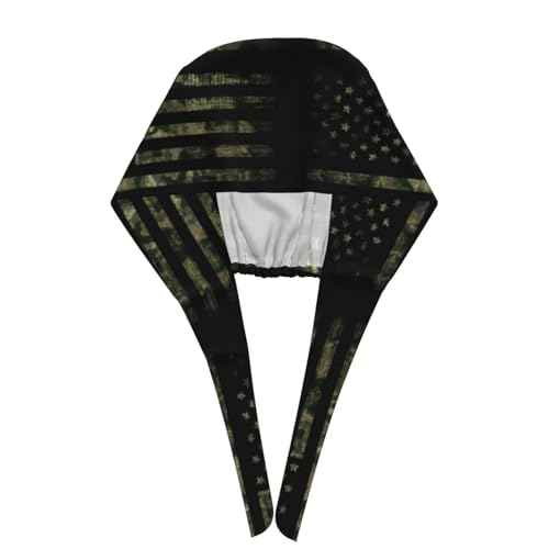 Adjustable Working Cap Breathable Unisex Women Men Elastic Bandage Tie Back Hats Scrub Nursing Doctor Surgeon Cap